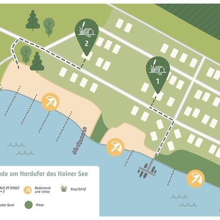 Haus Im Schilf 1 - Ferienwohnungen Am Hainer See Bei Leipzig Neukieritzsch ภายนอก รูปภาพ