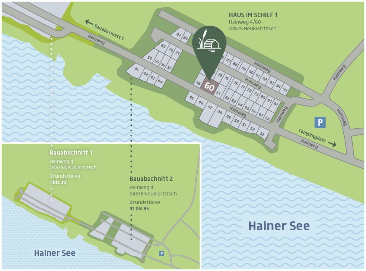 Haus Im Schilf 1 - Ferienwohnungen Am Hainer See Bei Leipzig Neukieritzsch ภายนอก รูปภาพ