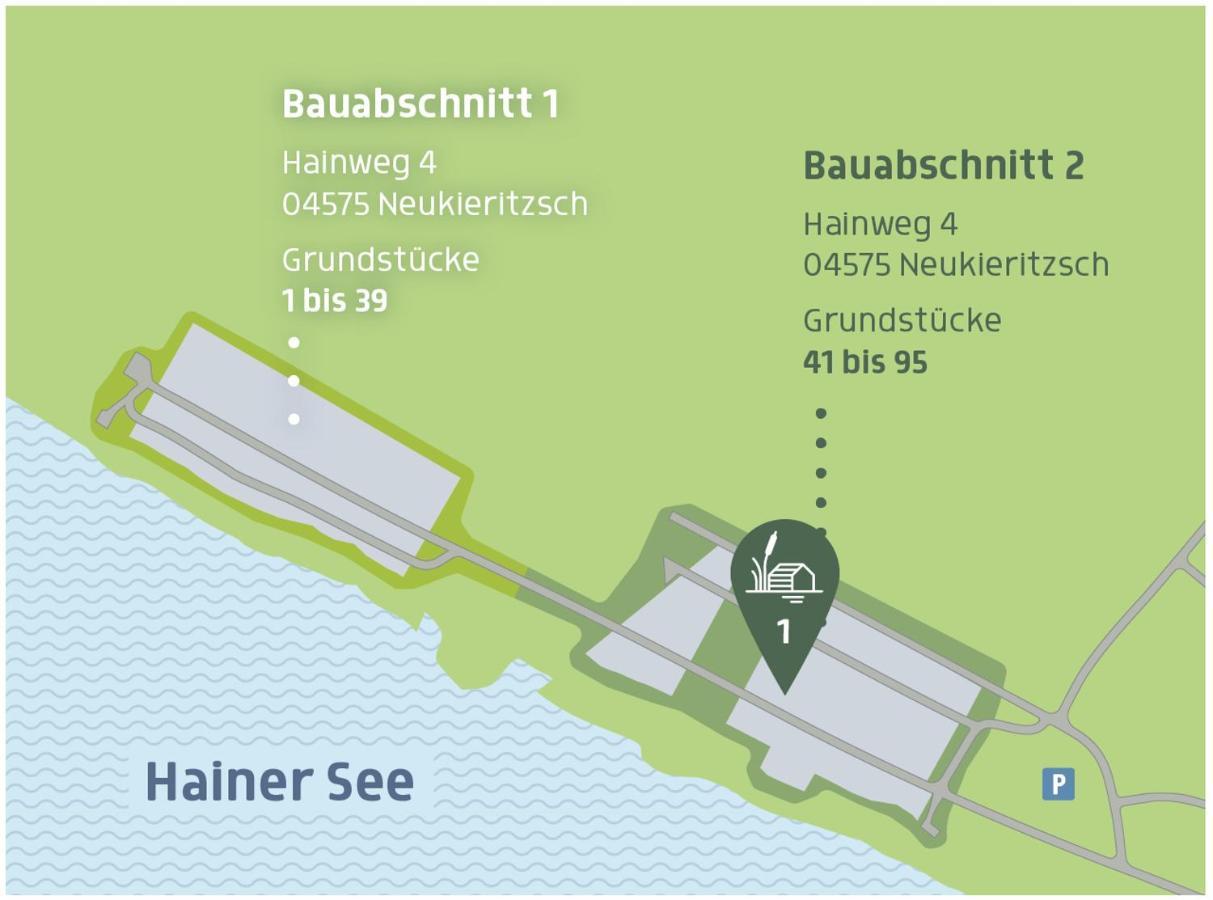 Haus Im Schilf 1 - Ferienwohnungen Am Hainer See Bei Leipzig Neukieritzsch ภายนอก รูปภาพ