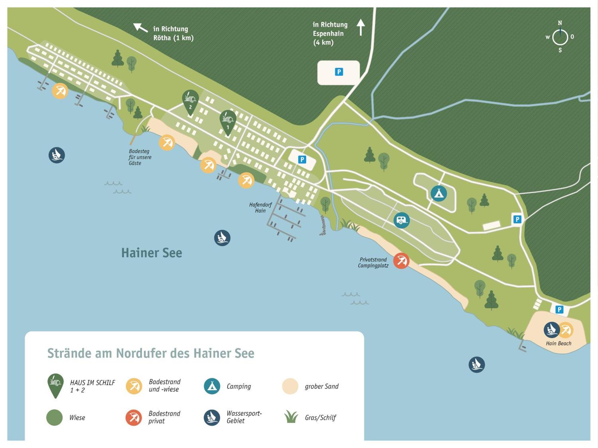 Haus Im Schilf 1 - Ferienwohnungen Am Hainer See Bei Leipzig Neukieritzsch ภายนอก รูปภาพ